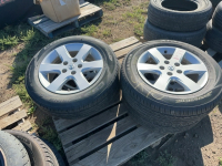 Set of four Solon tires on Nissan rims