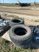 Set of four truck tires