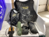 TOTE W/ PAINTBALL VESTS, PAINTBALL HOLDERS - 2