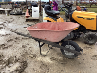 METAL WHEELBARROW