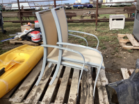 (2) PATIO CHAIRS