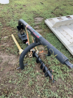 Agraease three-point post hole auger