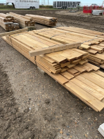 Assorted treated lumber