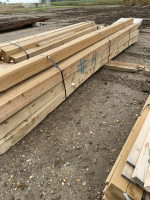 Bundle of treated timbers