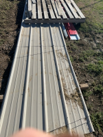 Lift of Roofing Steel and Corners