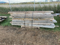 Bundle of weathered corral boards