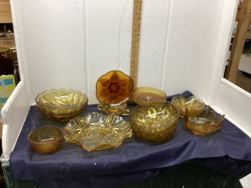 AMBER GLASSWARE