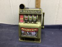 SMALL BUCKAROO "SLOT MACHINE" BANK