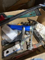 Box of miscellaneous hitch parts