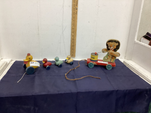 (2) VINTAGE WOODEN TOYS