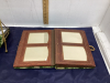 ANTIQUE PHOTO ALBUM ON STAND W/ DRAWER - 5