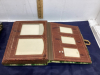 ANTIQUE PHOTO ALBUM ON STAND W/ DRAWER - 6