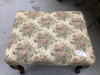 UPHOLSTERED STOOL/OTTOMAN W/ CABRIOLE LEGS - 2