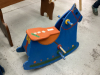 VINTAGE WOOD ROCKING HORSE - 2