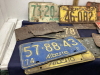 COLLECTION OF OLD AB LICENSE PLATES - 2