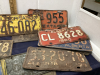 COLLECTION OF OLD AB LICENSE PLATES - 3