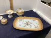 FLAT W/ FINE BONE CHINA VINTAGE DISHWARE - 3