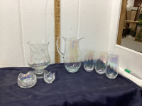 IRRIDESCENT WATER PITCHERS & GLASSES