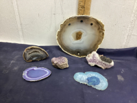 AGATE SLICES & GEODES