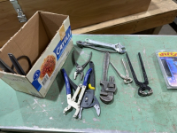 Box of miscellaneous tools