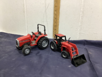 (2) METAL TRACTORS - INTERNATIONAL CASE 2294 & 1250 MASSEY FERGUSON