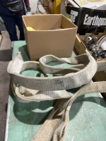 Box of slings and two ropes