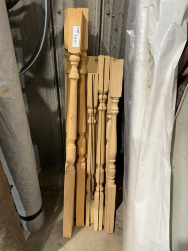 Oak spindles