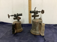 (2) ANTIQUE TORCHES