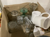 2 BOXES- POTATO CUTTER, MUGS, MAGIC BULLET, TEACUPS, GLASSES, VASES - 5