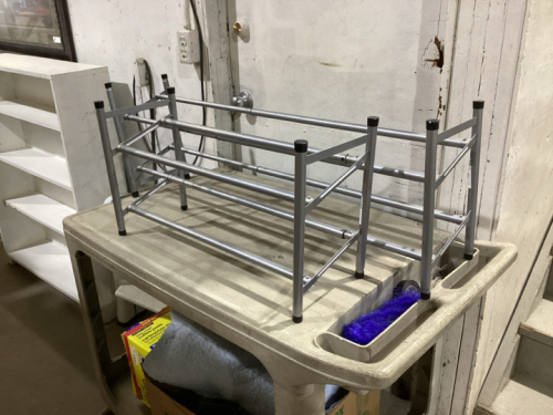 2 ADJUSTABLE SHOE RACKS