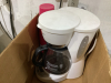 2 BOXES- ELECTRIC KETTLE, COFFEE MAKERS, CUTLERY, PASTA COOKER, POPCORN POPPER - 2