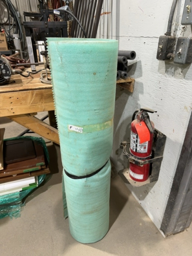 Roll of 4 foot foam insulation