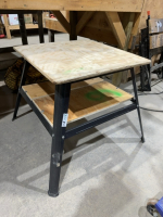 2 ft.² tiered shop table