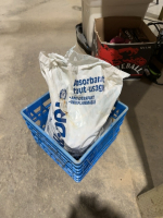 Partial bag of absorbent