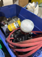 Tub of miscellaneous liquids