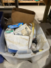 Tub of miscellaneous plumbing parts, and supplies