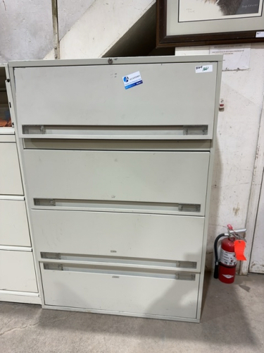 Four drawer steel file