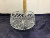 PINWHEELL CRYSTAL BOWL