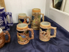 COLLECTION OF BEER STEINS - 2