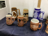 COLLECTION OF BEER STEINS - 3