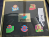 COLLECTION OF FRAMED LAPEL PINS - 5