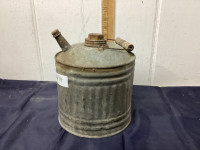 SMALL GALVANIZED GAS CAN