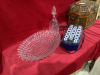 DECORATIVE CHEST, DECANTER, DECORATIVE BOWL, ELECTRIC HAIR CURLERS - 2