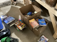 2 BOXES BOOKS AND GAMES