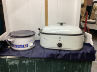 GE ELECTRIC ROASTER & CROCKPOT