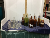 COLLECTION OF OLD BOTTLES