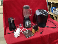 KEURIG, CAN OPENER, IMMERSION BLENDER, SCALE, B+D BLENDER