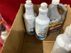 BOX OF KITCHEN CLEANERS, DEGREASERS, DRAIN MATE, DISINFECTANT CLEANERS - 3