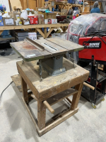 Older table saw and bench