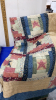 HAND STITCHED QUILT + STORE BOUGHT QUILT - 2